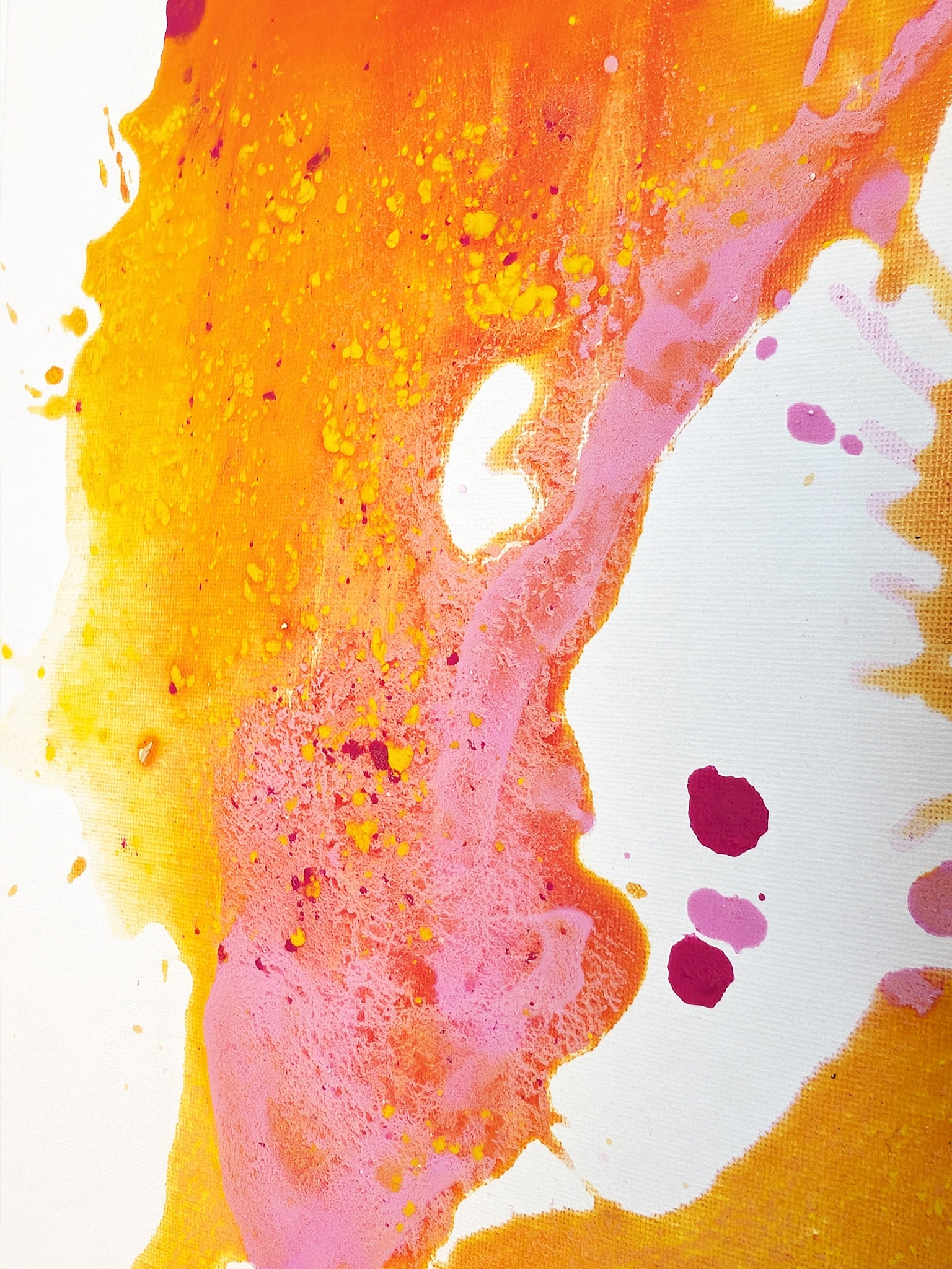 Bild abstrakt - echte Original Kunst - schönes Acrylbild - selbstgemalte Leinwand