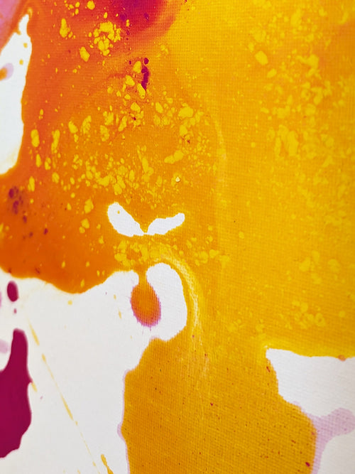 Bild abstrakt - echte Original Kunst - schönes Acrylbild - selbstgemalte Leinwand