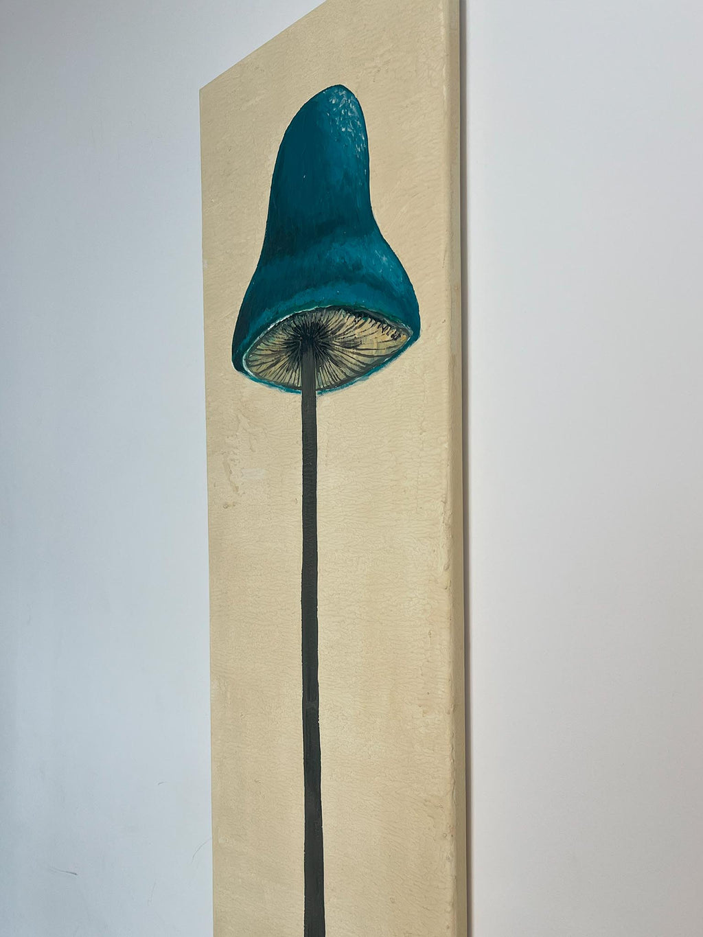 Pilz auf Leinwand - Natürliches Bild - groß und schmal - Acryl auf Leinwand -kreative Kunst