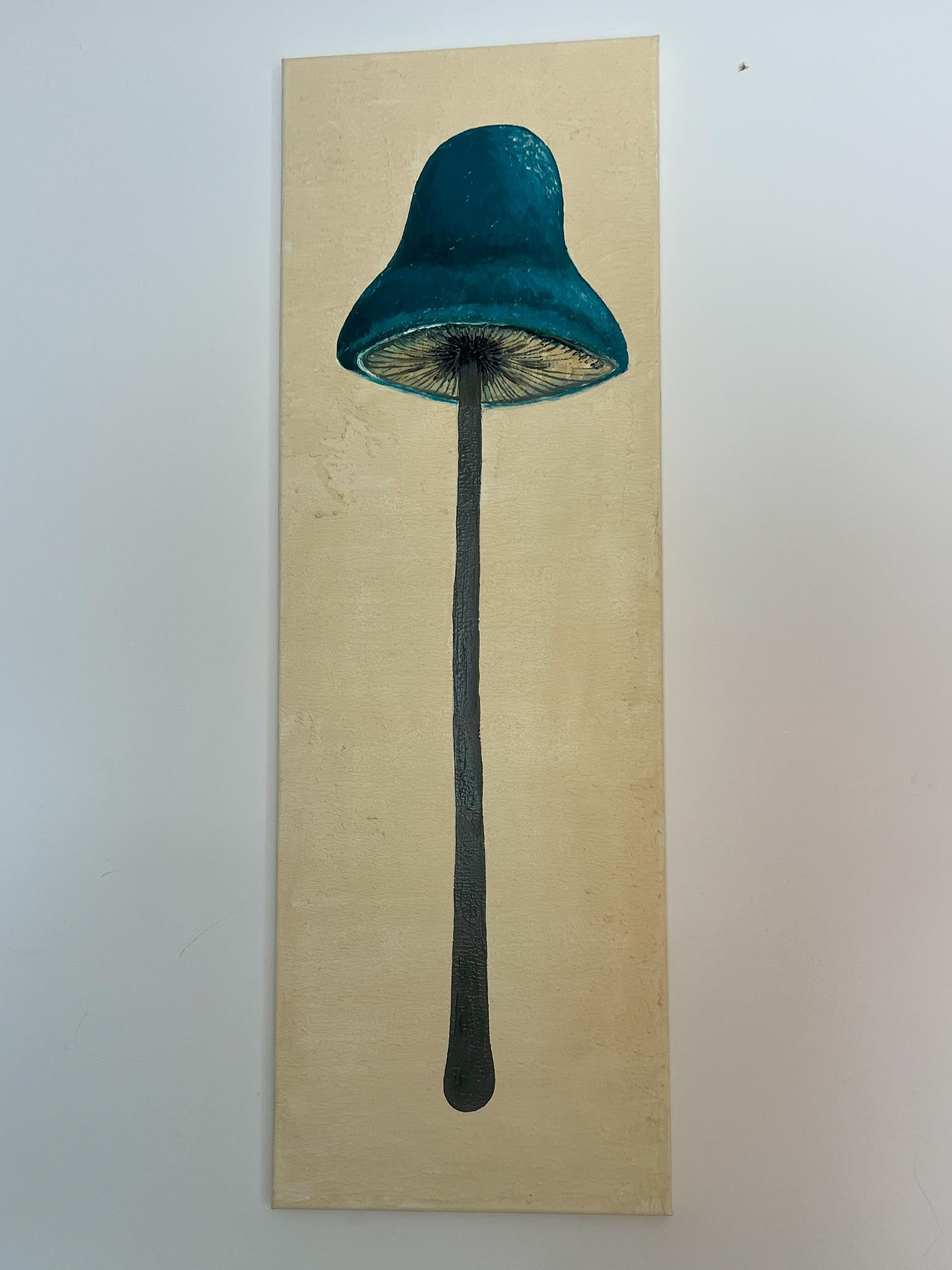 Pilz auf Leinwand - Natürliches Bild - groß und schmal - Acryl auf Leinwand -kreative Kunst
