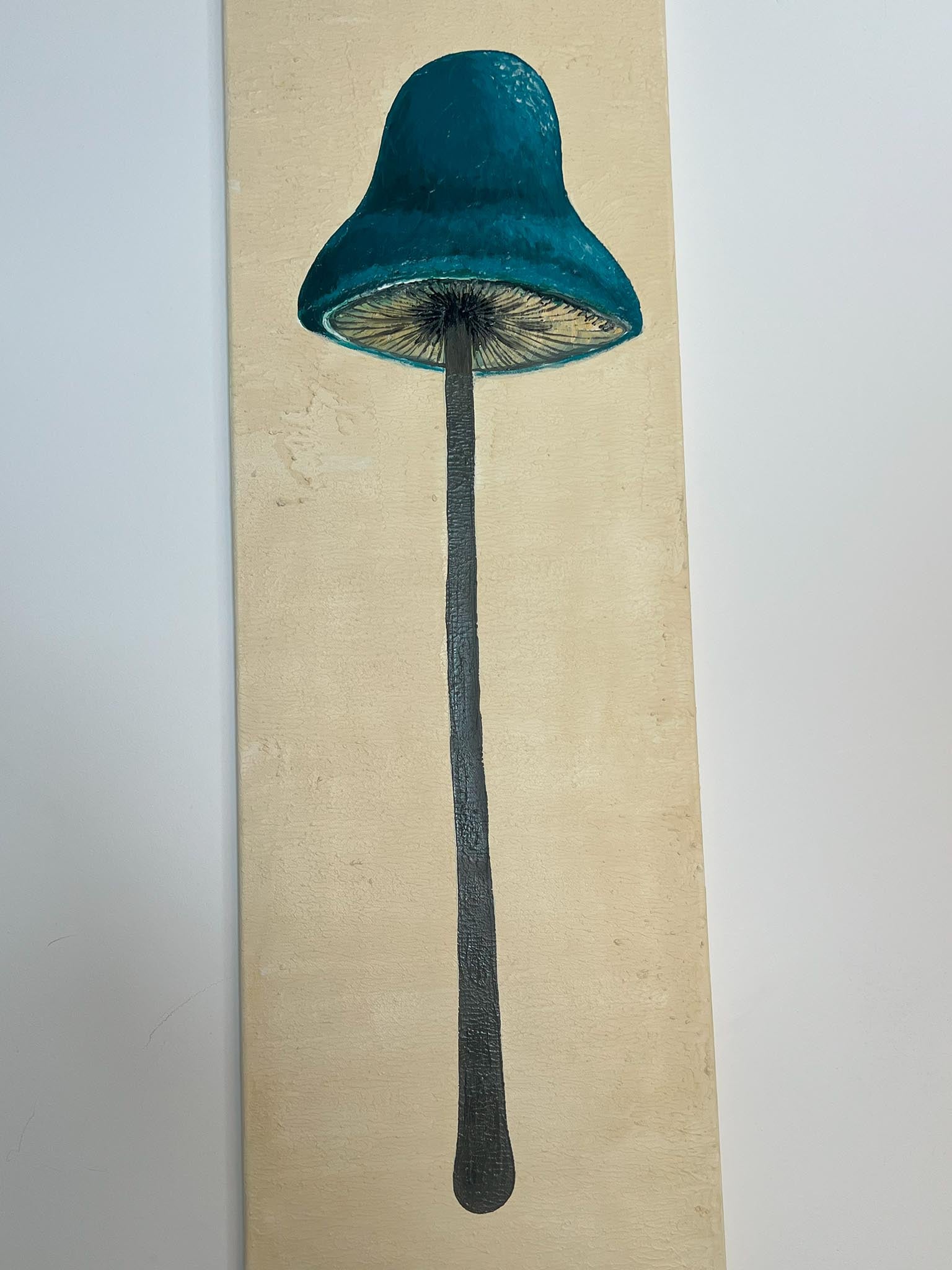 Pilz auf Leinwand - Natürliches Bild - groß und schmal - Acryl auf Leinwand -kreative Kunst