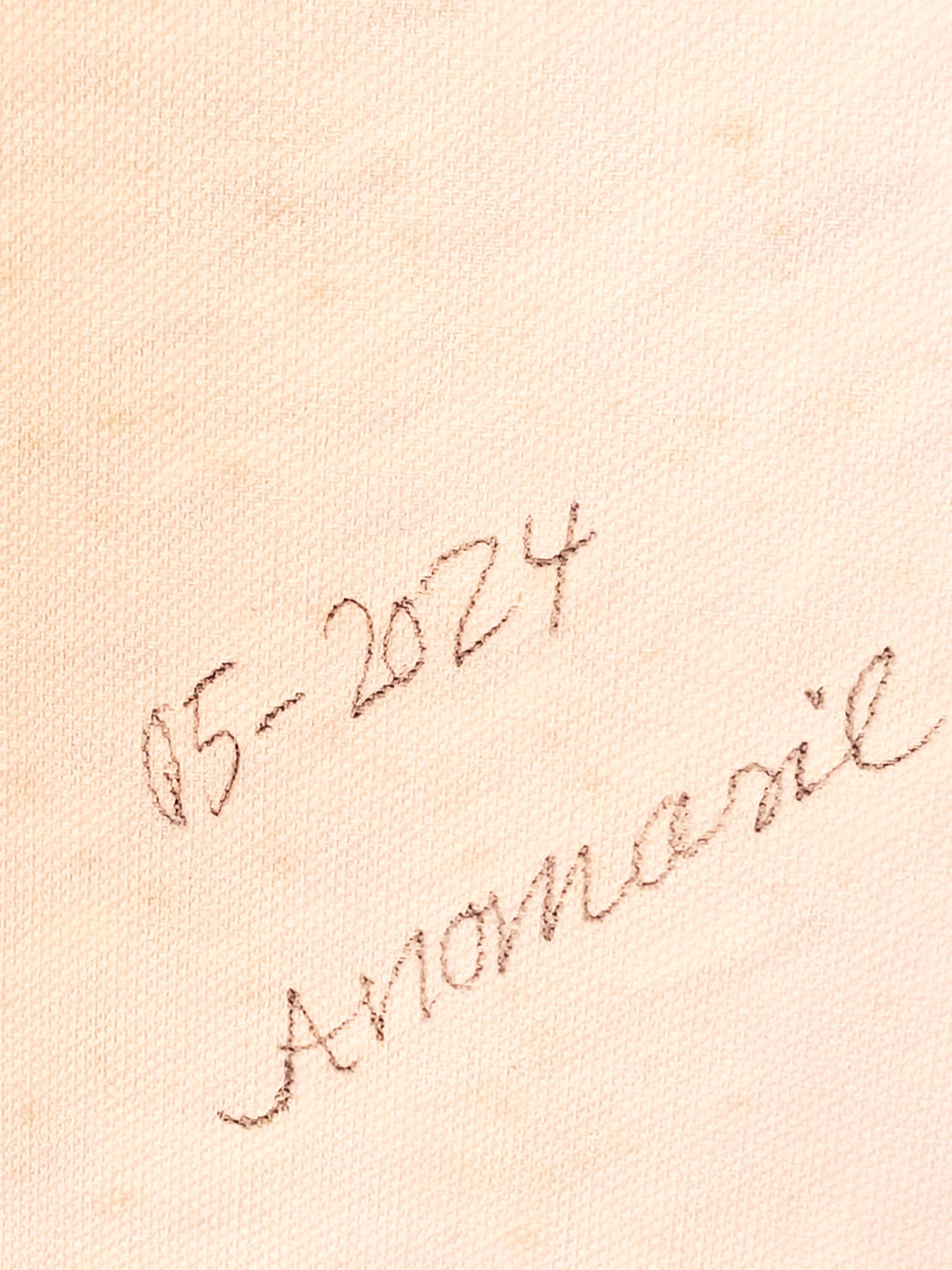 Abstraktes Leinwandbild in Lila und Blau - Modernes Farbenspiel - kreative Wandgestaltung
