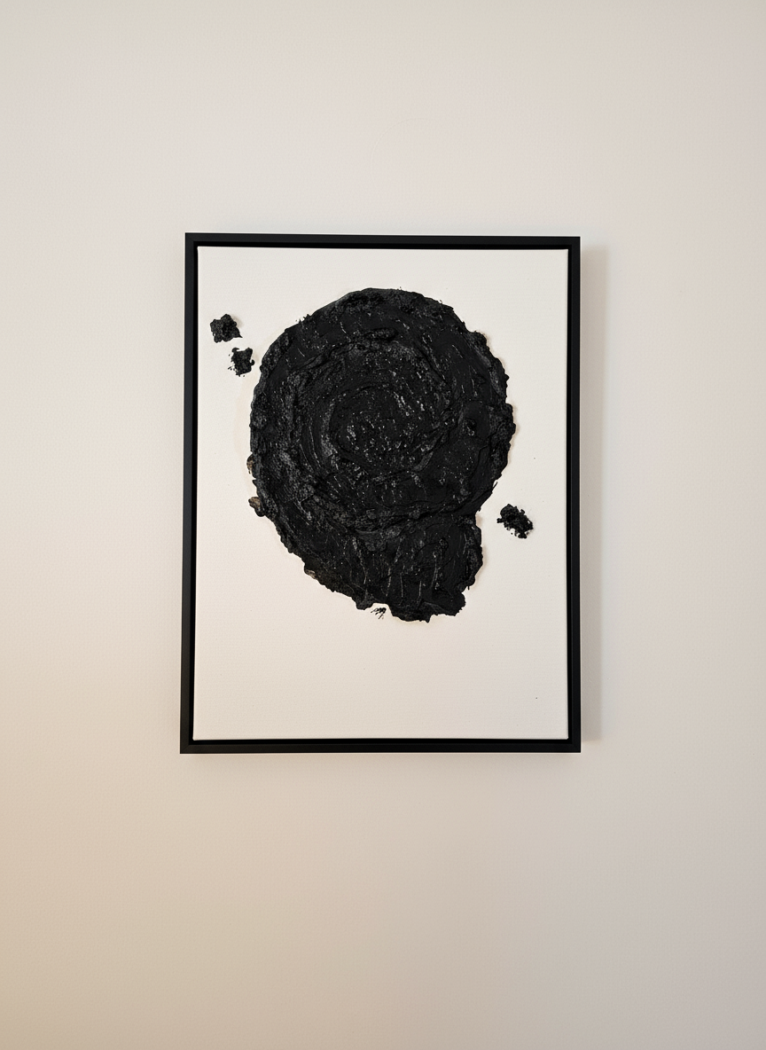 Muschel Leinwand groß - Naturverbundenes Kunstwerk für Strand - und Meer - Liebhaber