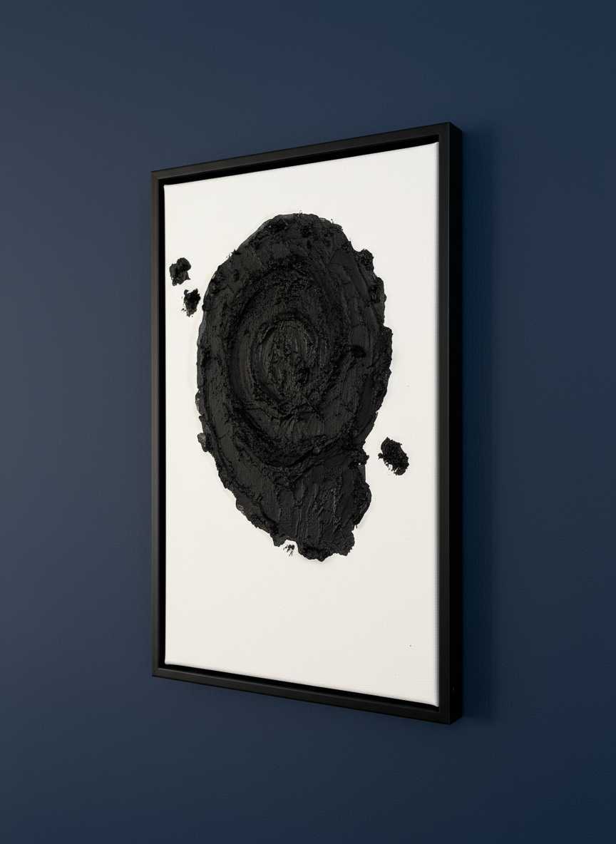 Muschel Leinwand groß - Naturverbundenes Kunstwerk für Strand - und Meer - Liebhaber