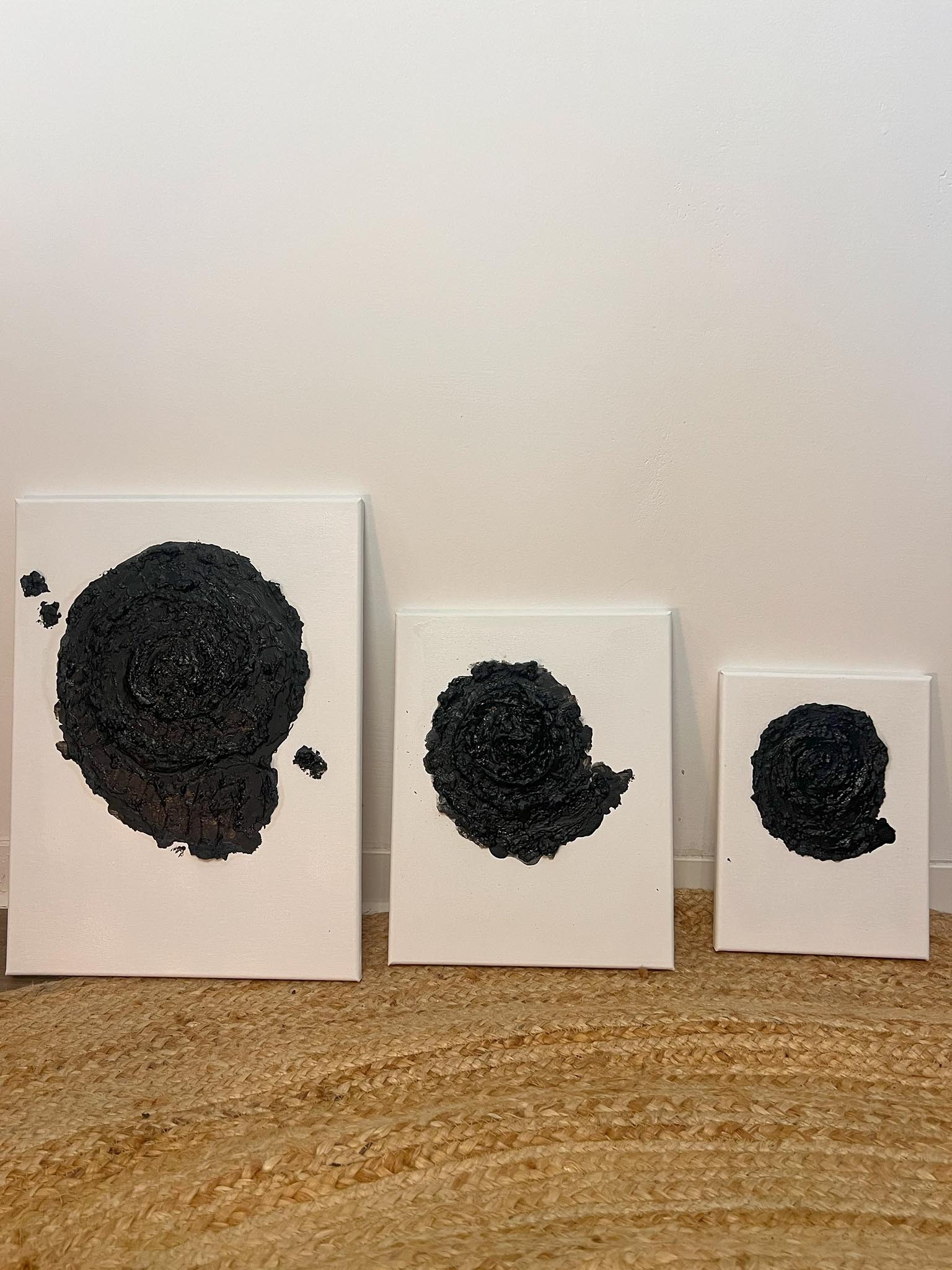 Muschel Leinwand groß - Naturverbundenes Kunstwerk für Strand - und Meer - Liebhaber