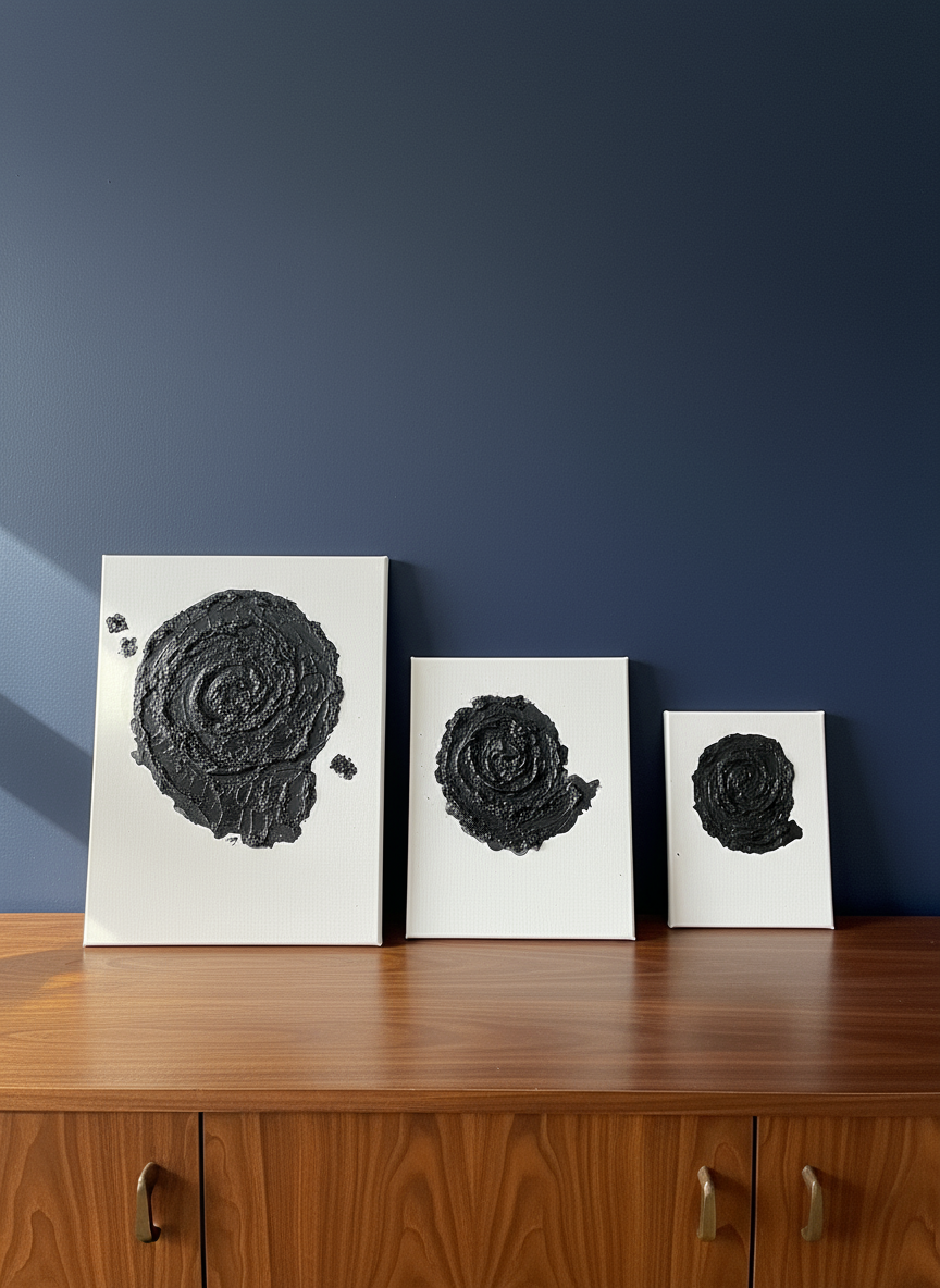 Muschel Leinwand groß - Naturverbundenes Kunstwerk für Strand - und Meer - Liebhaber