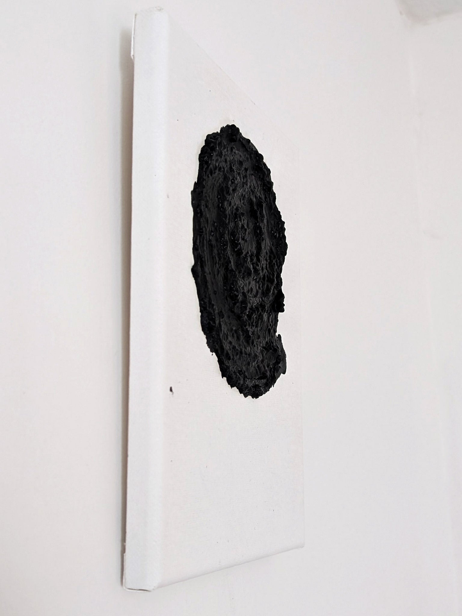 Muschel Leinwand klein - Zarte Küstenkunst für charmante Wohnraumgestaltung - selbstgemalt