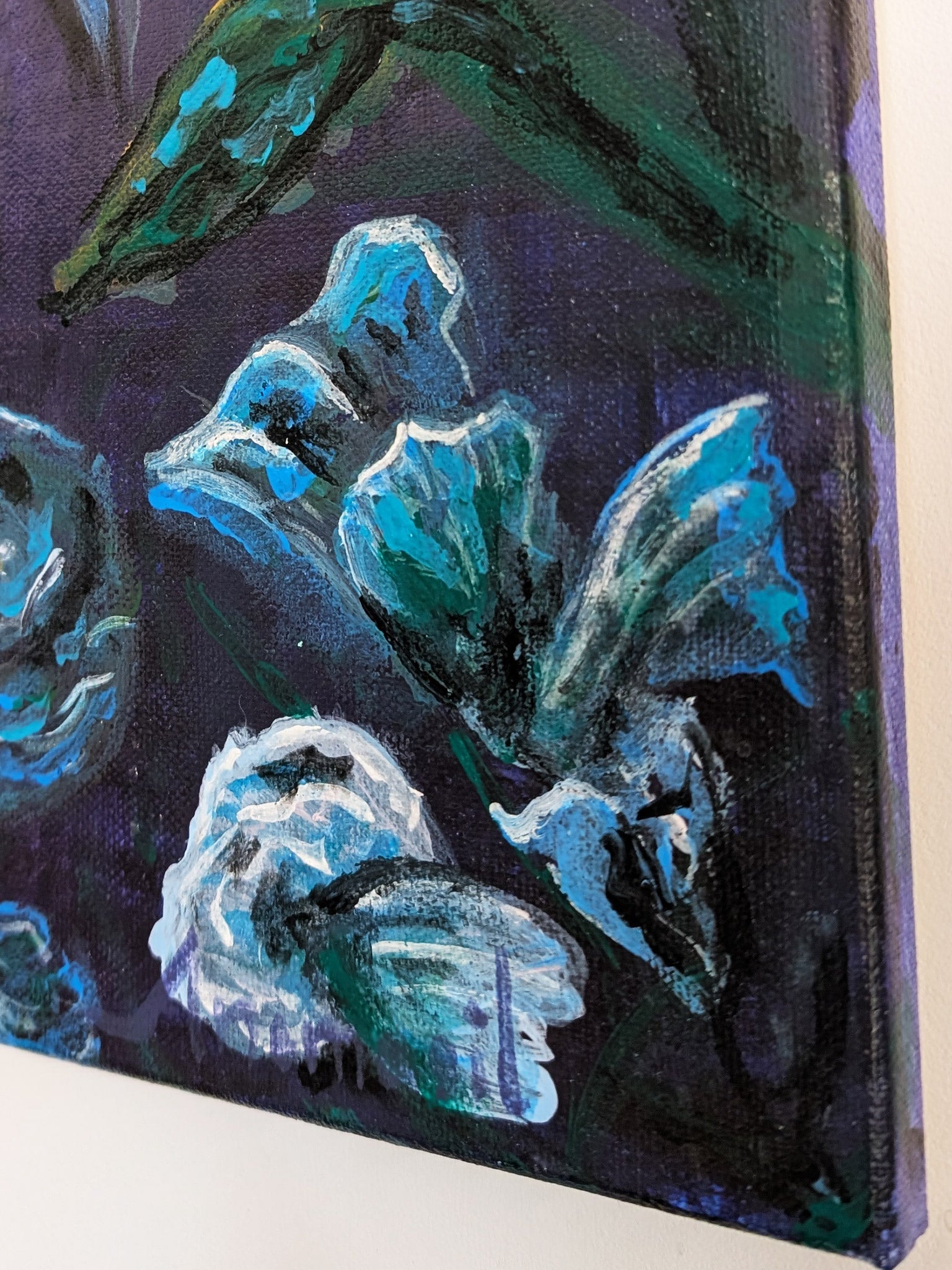 Bunter Papagei - Leinwand - Naturinspirierte Wandkunst im tropischen Look - Tierkunst