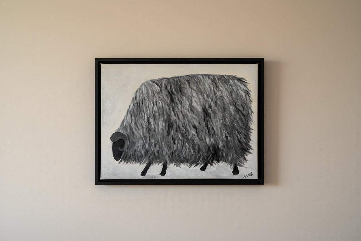 Big sheep 2.0 - Original handgemaltes Bild