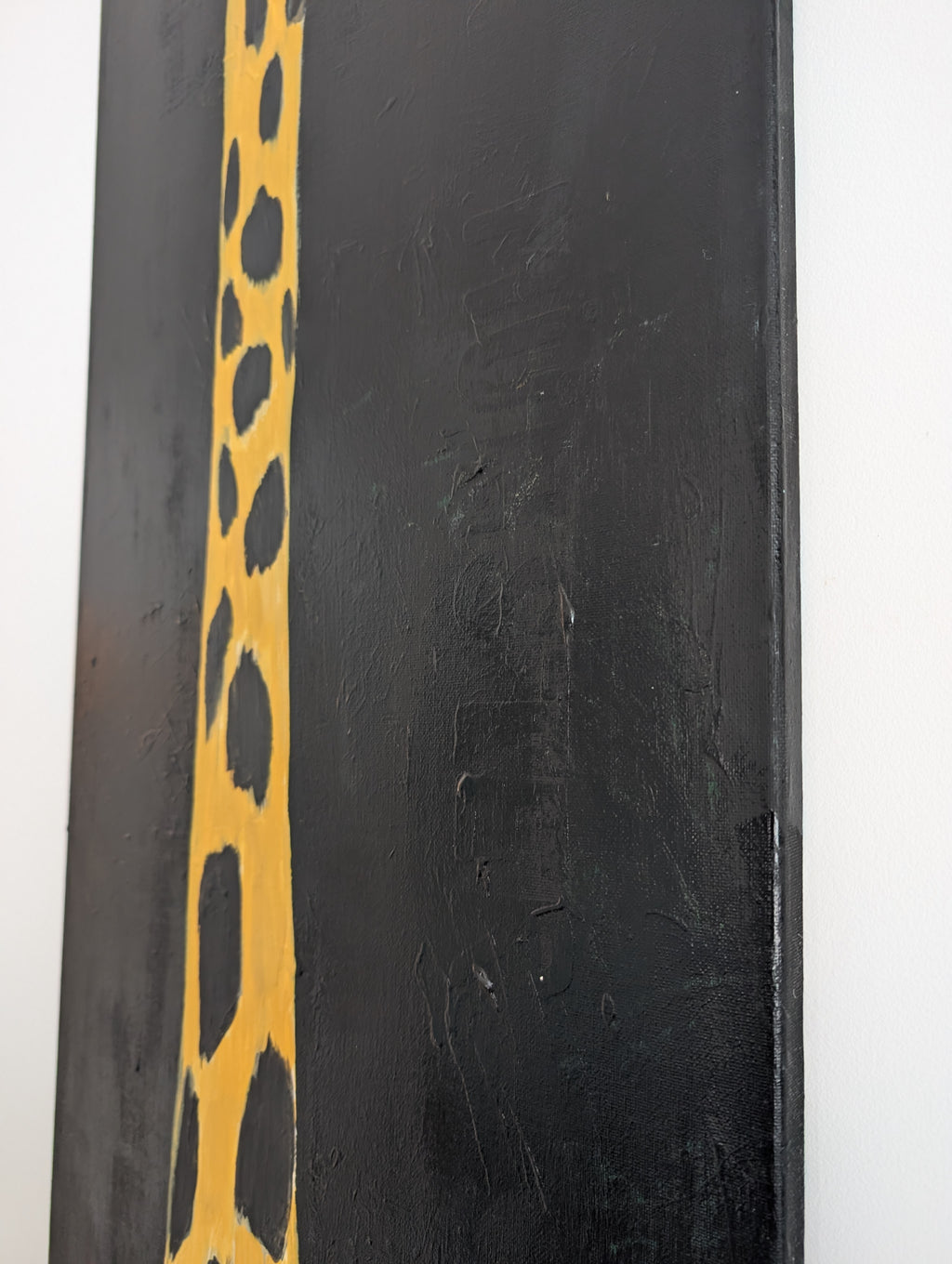 Giraffe gemalt groß - Leinwandbild DekoDuo 120*40cm