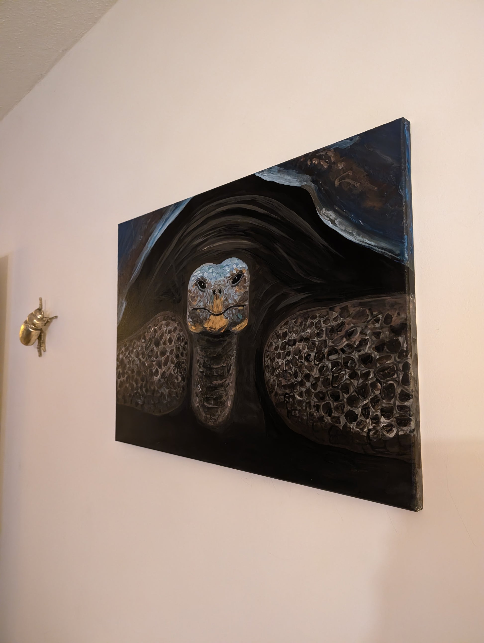 Schildkröte Acrylgemälde Original – 70×50 cm | deko-duo.de