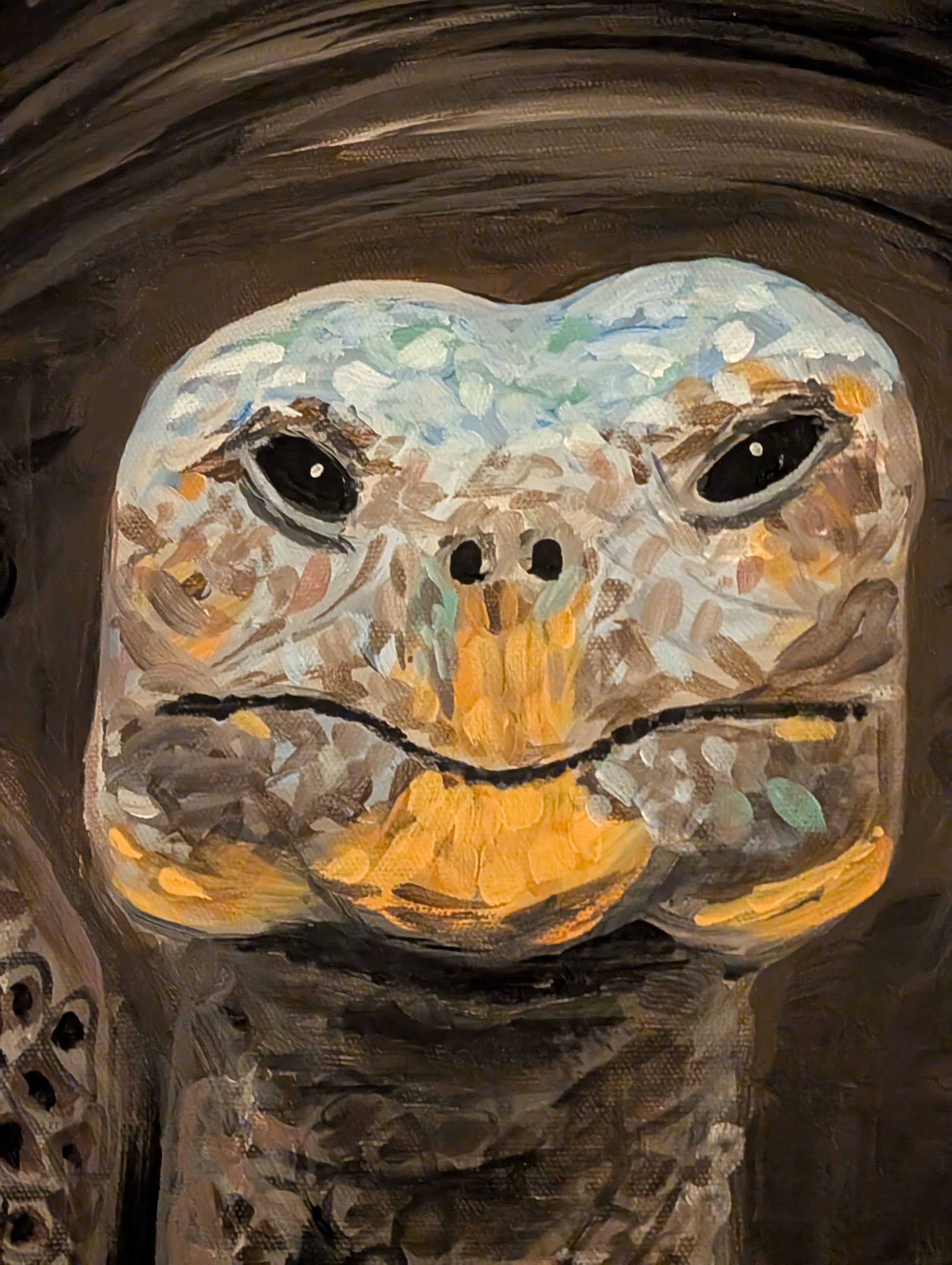 Schildkröte Acrylgemälde Original – 70×50 cm | deko-duo.de