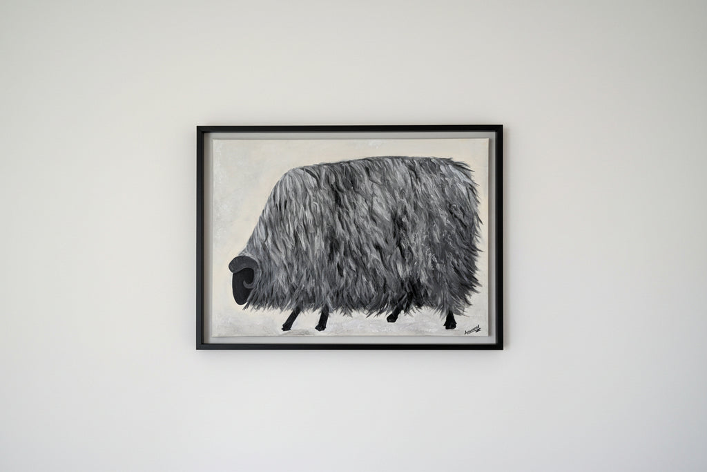 Big sheep 2.0 - Original handgemaltes Bild
