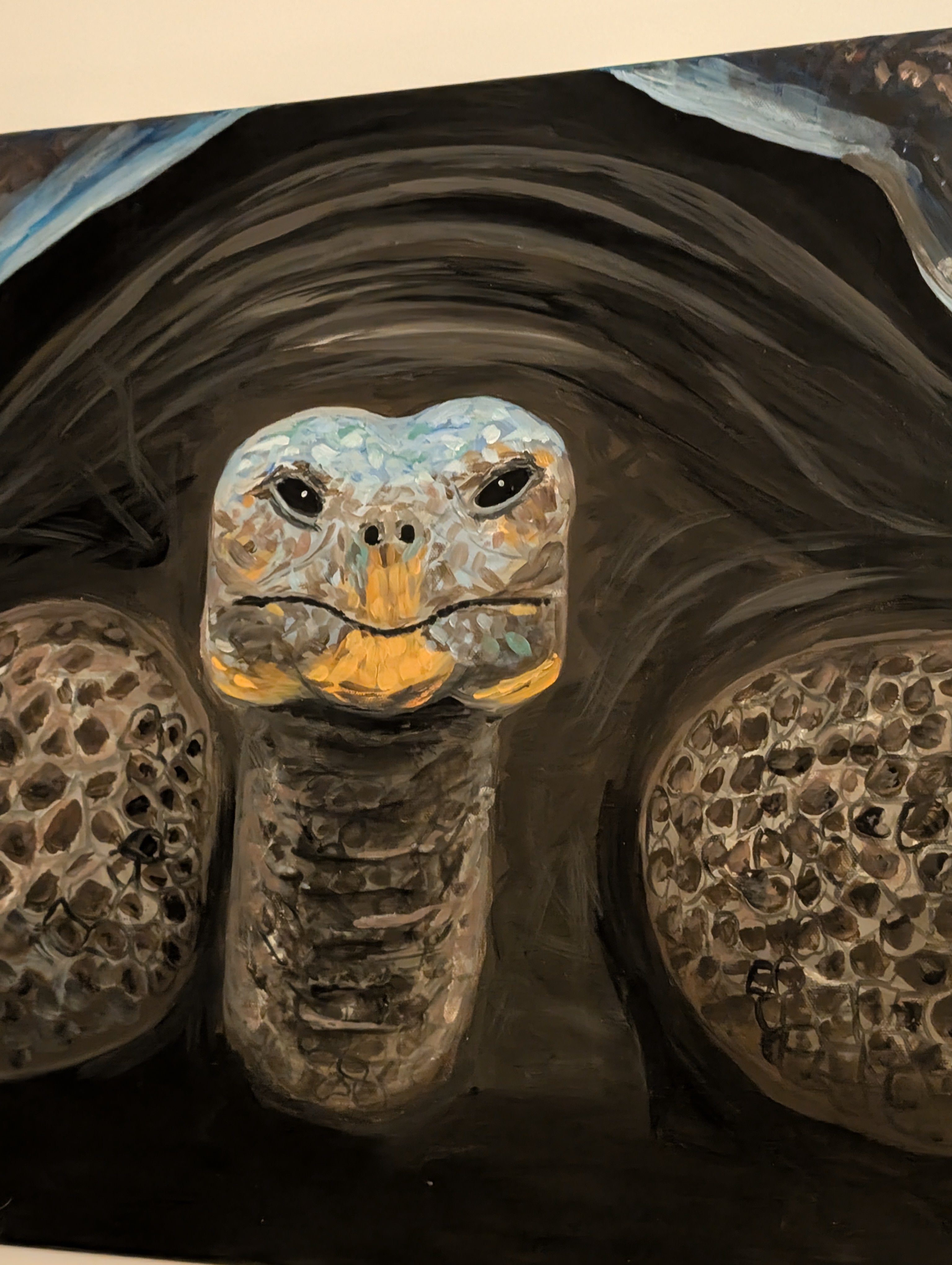 Schildkröte Acrylgemälde Original – 70×50 cm | deko-duo.de