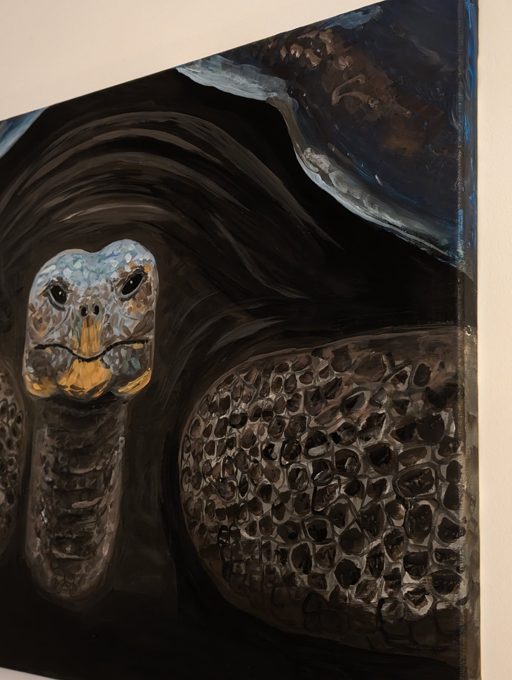 Schildkröte Acrylgemälde Original – 70×50 cm | deko-duo.de